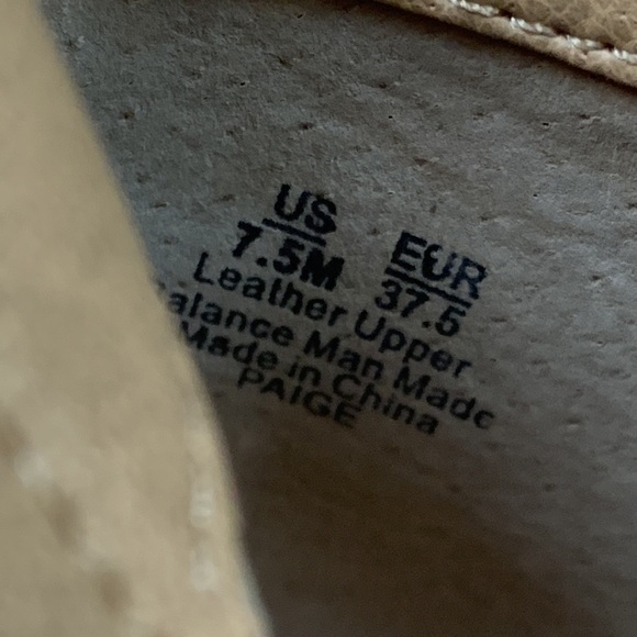 Sam Edelman Paige Fringe Leather Bone Low  Western Booties Size 7 ½ - Picture 9 of 12